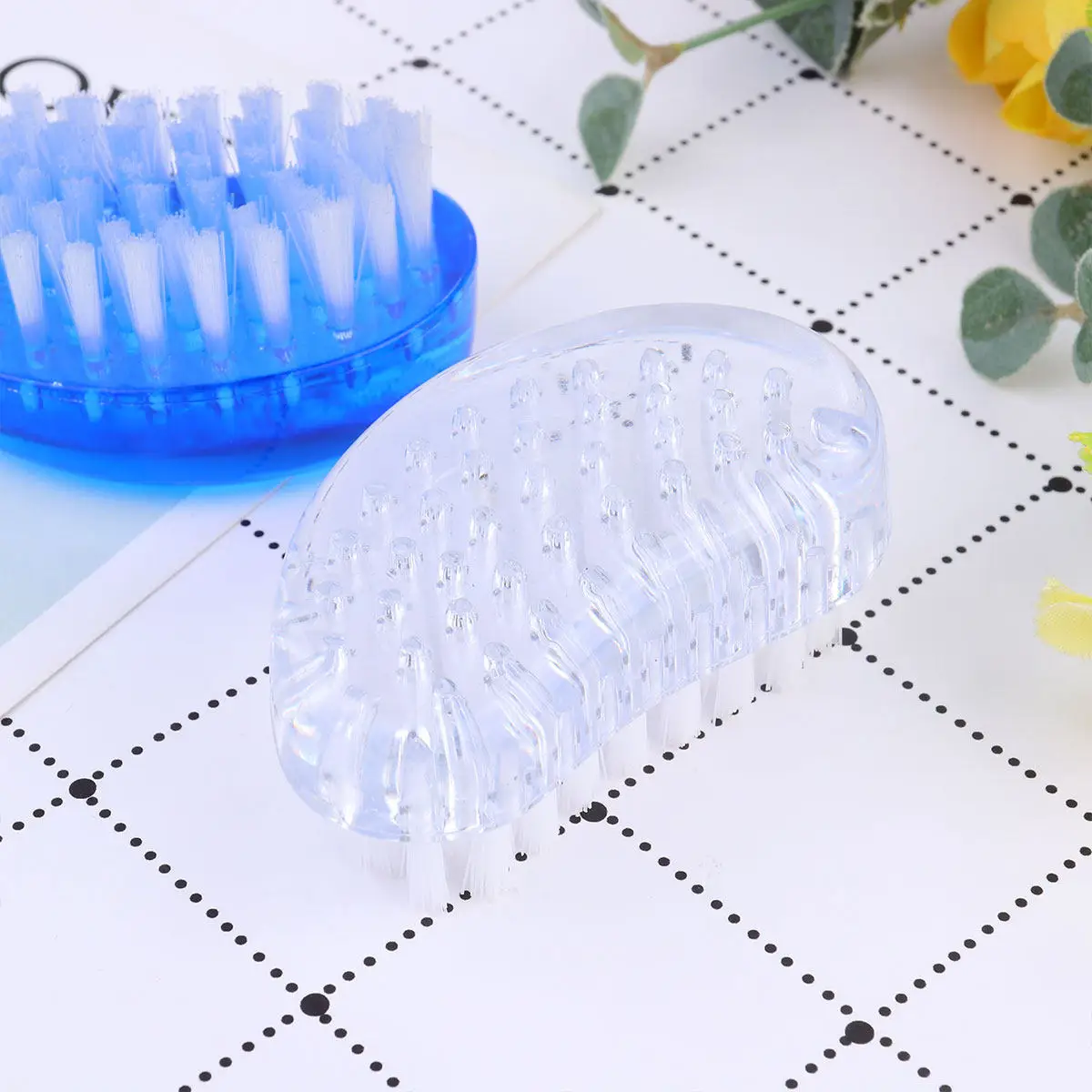 4Pcs Nail Brush Simple Design Lightweight Safe Use for Home Professional Nail Art Tools Manicure Supplies Accessories
