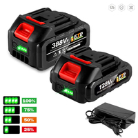 18V Rechargeable Lithium Ion Battery High Capacity with Battery Indicator For Cordless Electric Power Tool Battery EUPlug