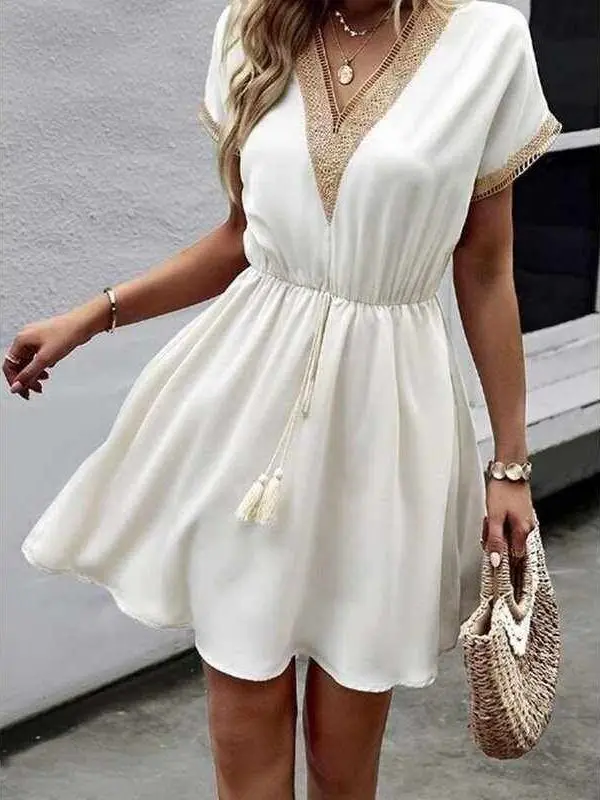vintage-women's-summer-fashion-v-neck-dress-2023-elegant-classy-style-chinese-manufacturer-no-brand-registered-trademark
