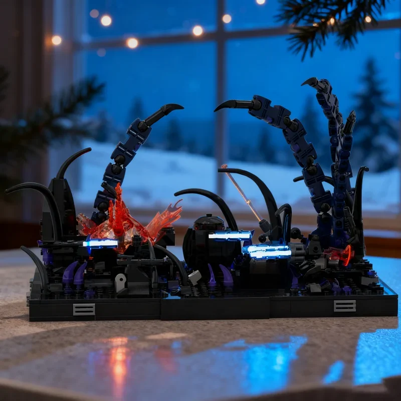 

669 шт. MOC Darkness Umbara Diorama Коллекция Модель Строительство Рождественские Подарки Блоки Игрушка Сборка Идея Кирпич Дети День Рождения