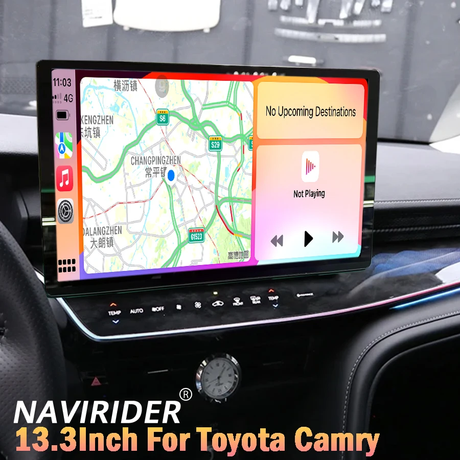 

2K 13.3inch Android Screen For Toyota Camry 2024 Car GPS Carplay Auto Stereo Multimedia 4G WIFI Head Unit Radio Player Display