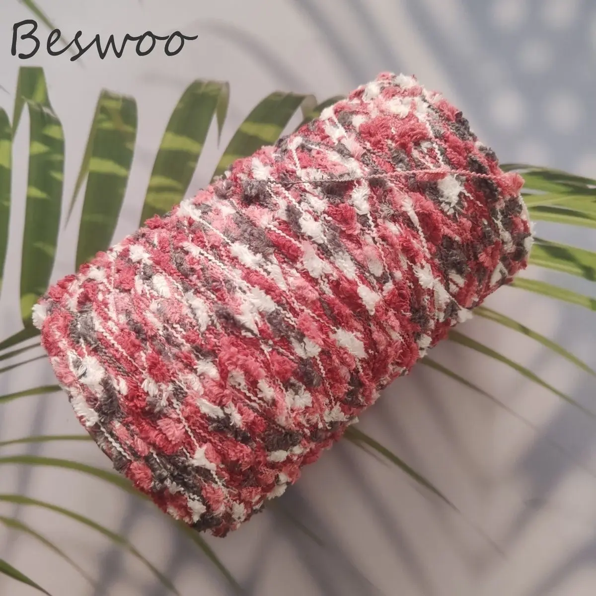 500g Variegated Bobble Yarn Fancy Knitting Crochet Yarn Textured Carry Along Yarn for Sweater Scarf Bag DIY Crafts