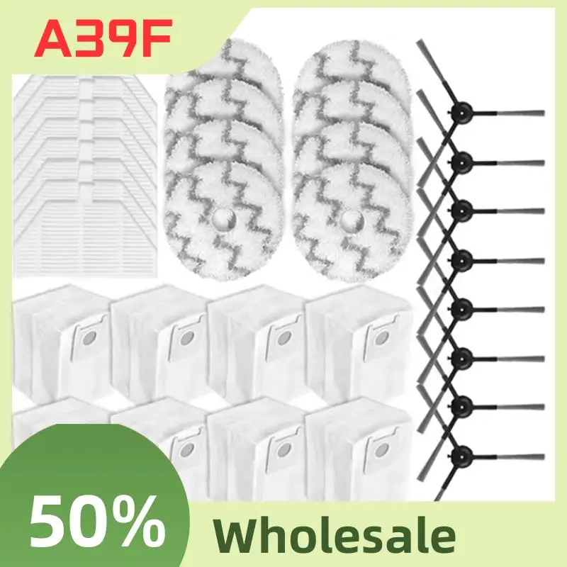 Benchmade Quality Replacement Spare Part For Roidmi EVA SDJ06RM Robot Vacuum Cleaner Parts Side Brush Filter Mop Cloth Dust Bag