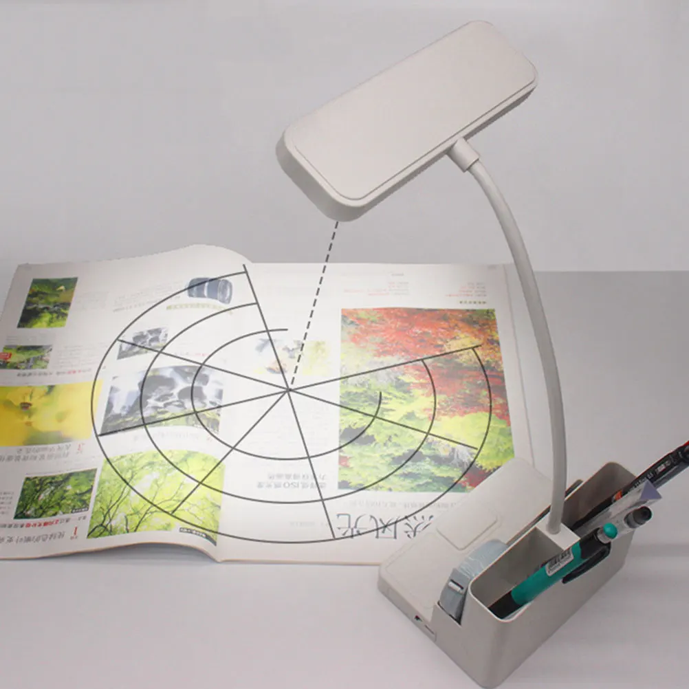

Foldable LED Desk Lamp White Touch Charging Night Light Study Lamp Bedroom Small Table Lamps Warm Reading Home Decor Model
