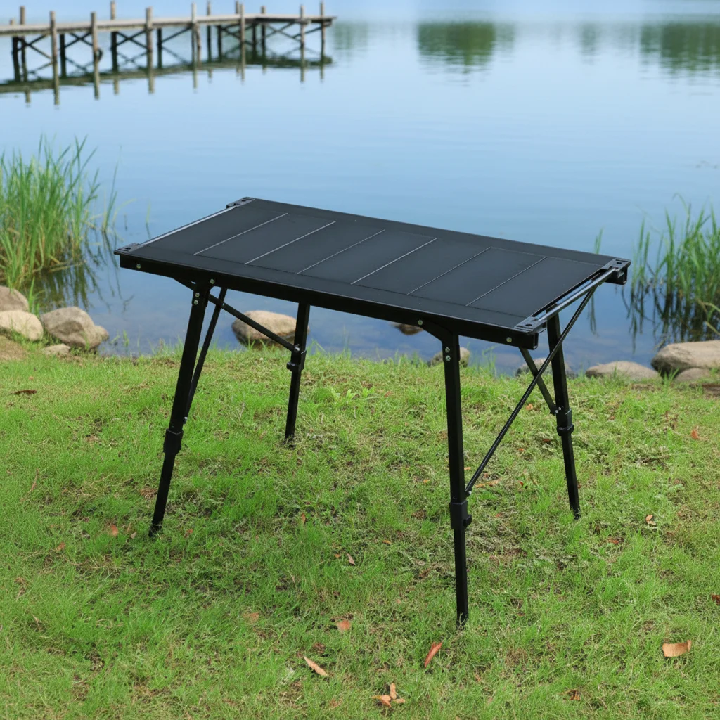 

Портативный складной стол из алюминиевого сплава для кемпинга, многофункциональный комбинированный тактический стол с регулировкой высоты для активного отдыха
