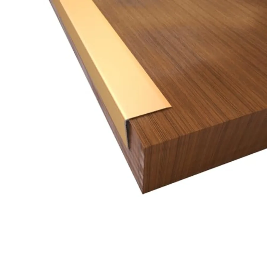 

Aluminum Corner Guards Peel and Stick Metal Corner Protector Molding Trim for Wall Door Frame Cabinet Protection 4Feet x 1.6in