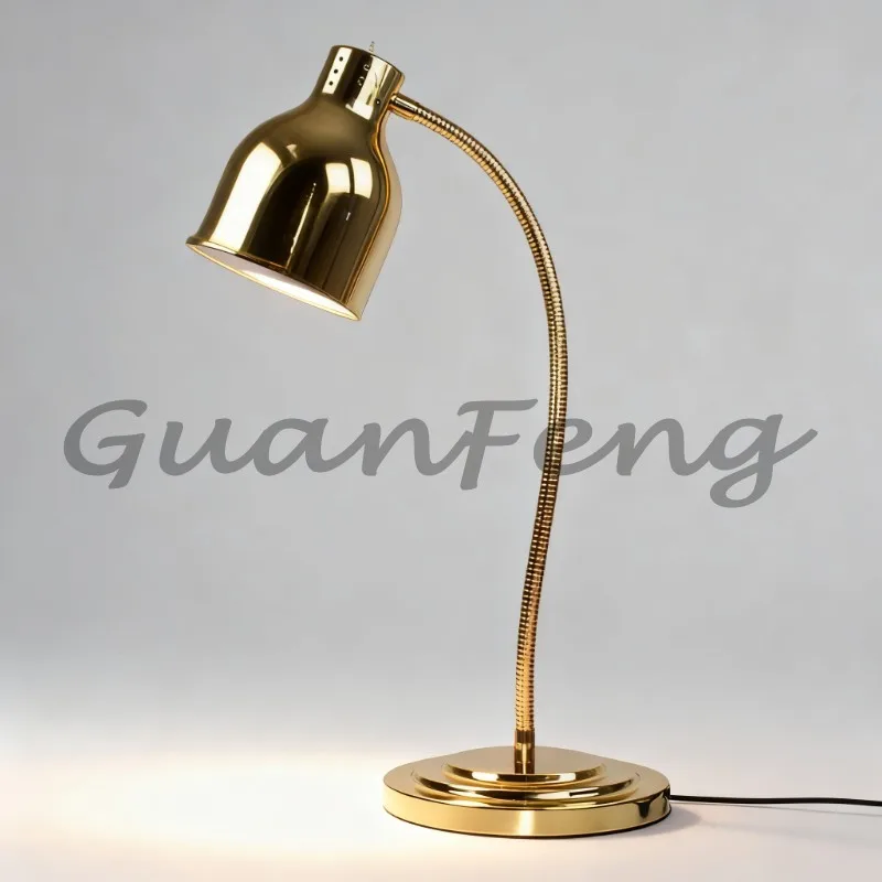 220V Single Head Buffet Food Warming Lamp Pizza Barbecue Display Heat Preservation Lamp