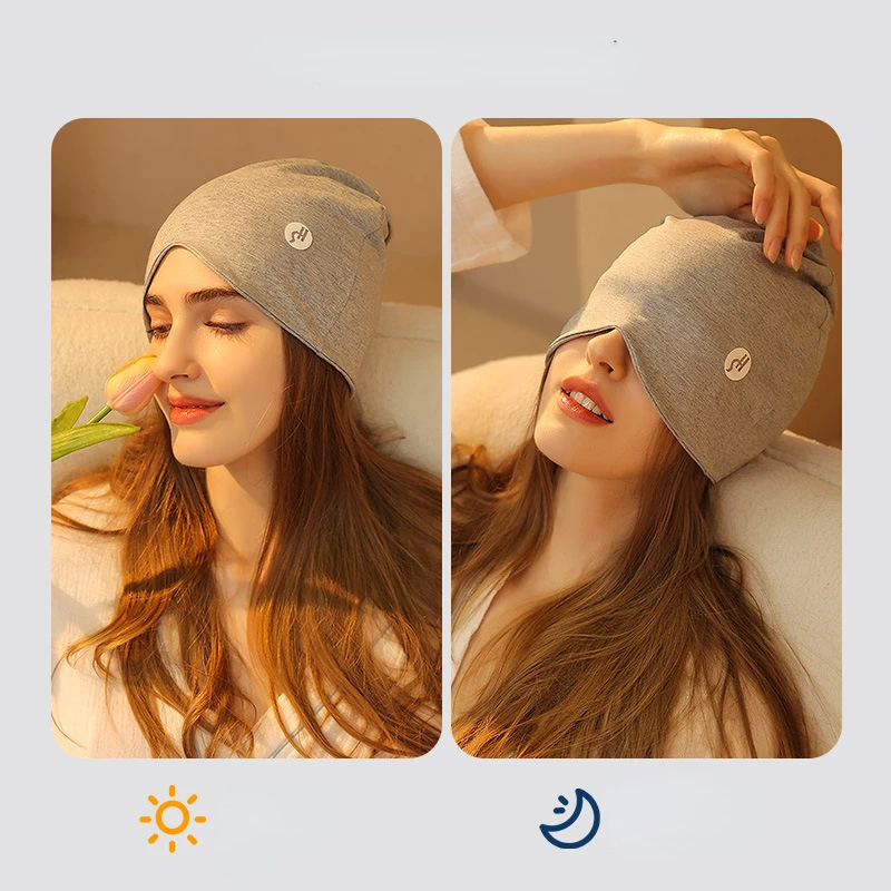 Autumn Winter Ear Protection Thickened Warm Cap Sleeping Cold-proof Shading Cold Cap Pregnant Women Postpartum Moon Cap