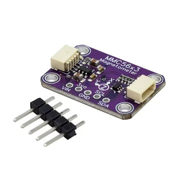 Three axis magnetometer MMC5603 for STEMMA QT/Qwiic interface module