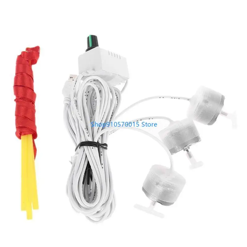 B95C Fly Bugs Ceiling Fan ON OFF Switch 327cm Power Cable USB Powered