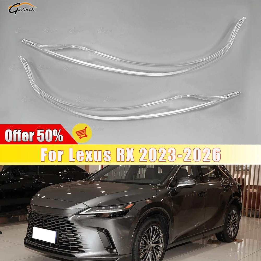 

Подходит для Lexus RX RX300 RX350 2023-2026 DRL, направляющая белого света, направляющая для фар, трубка дневных ходовых огней, ангельские глазки