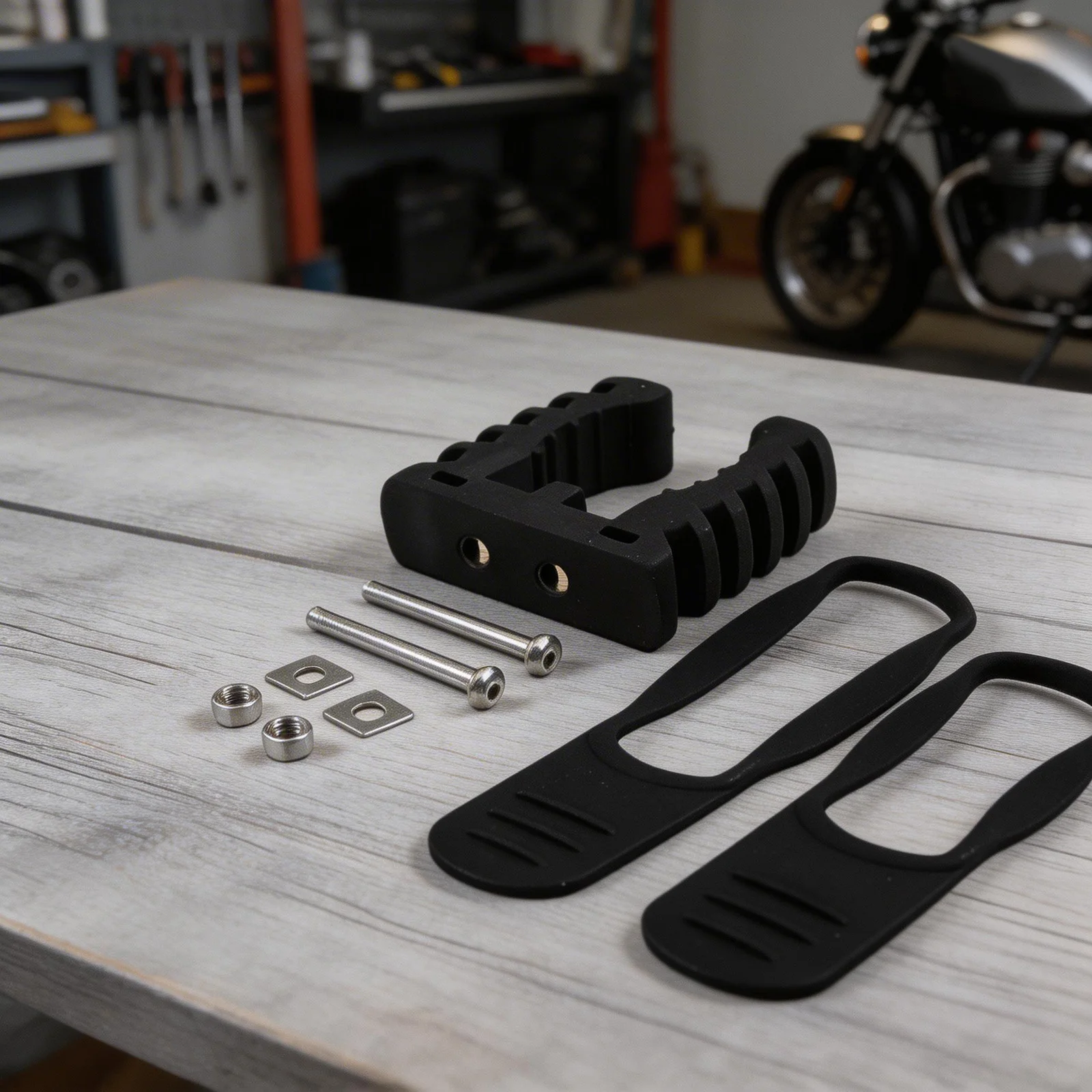 QuickRelease Rubber Clamp Mount Kit for Tool and Gear Organization in RV and For UTV Applications with Secure Mounting