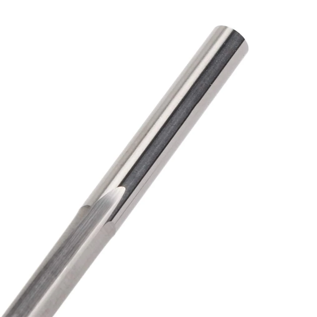 10PCS 3.175mm Shank Dia. Double Edged Tungsten Steel Milling Cutter 2 Flutes CNC Cutting Tungsten Steel Straight Slot Bit,