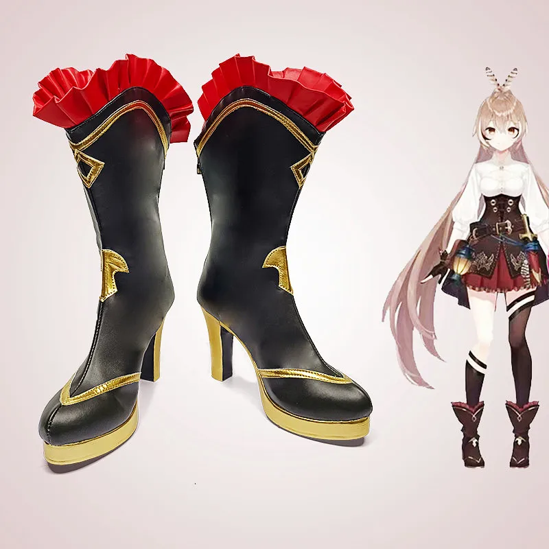 

Nanashi Mumei Cosplay Shoes Hololive Vtuber Custom Made Boots Shoes Halloween Party Carnival Cosplay Prop Role Play Accessory