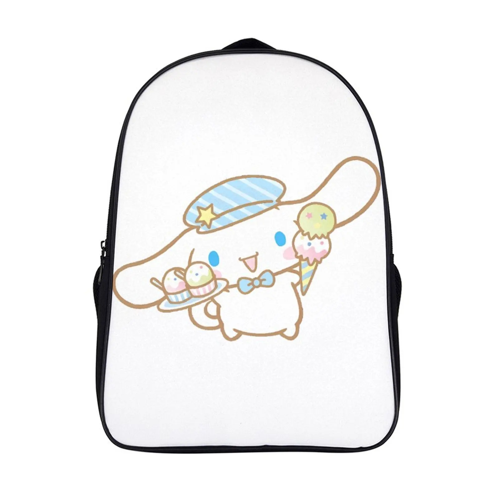 

Fashion Student's Backpack Cartoon Sanrio Cinnamoroll School Bag 16 Inch 2 Compartment Backpack Student Schoolbag