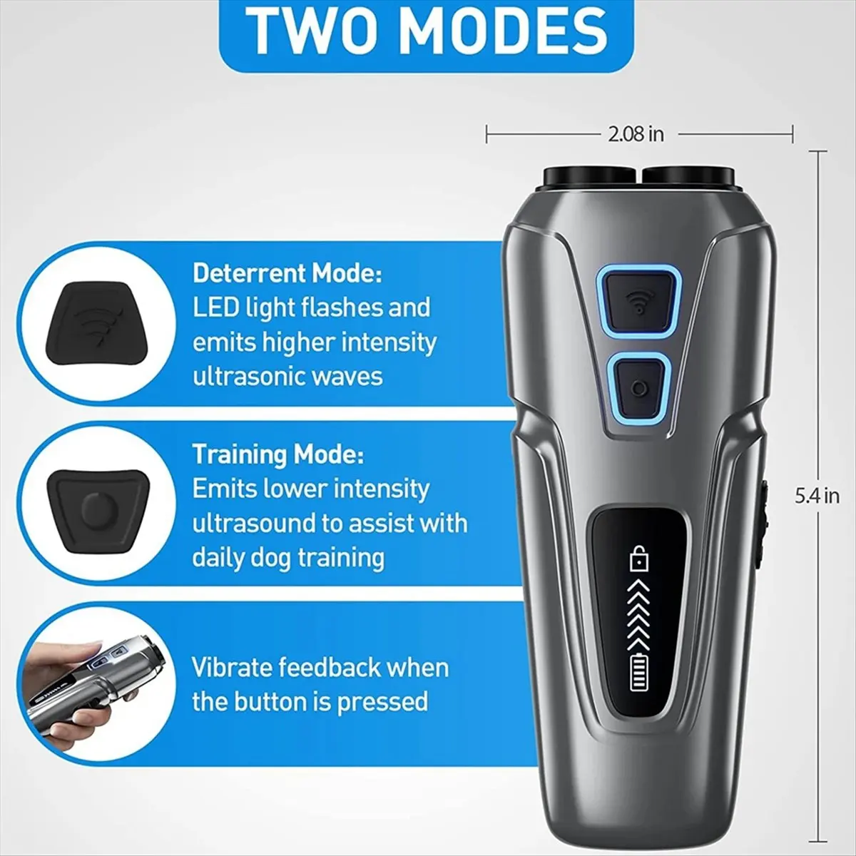 

T81C! Новый ультразвуковой отпугиватель собак, перезаряжаемый, портативный, многофункциональный, антишумовой и антилай, тренажер для дрессировки питомцев