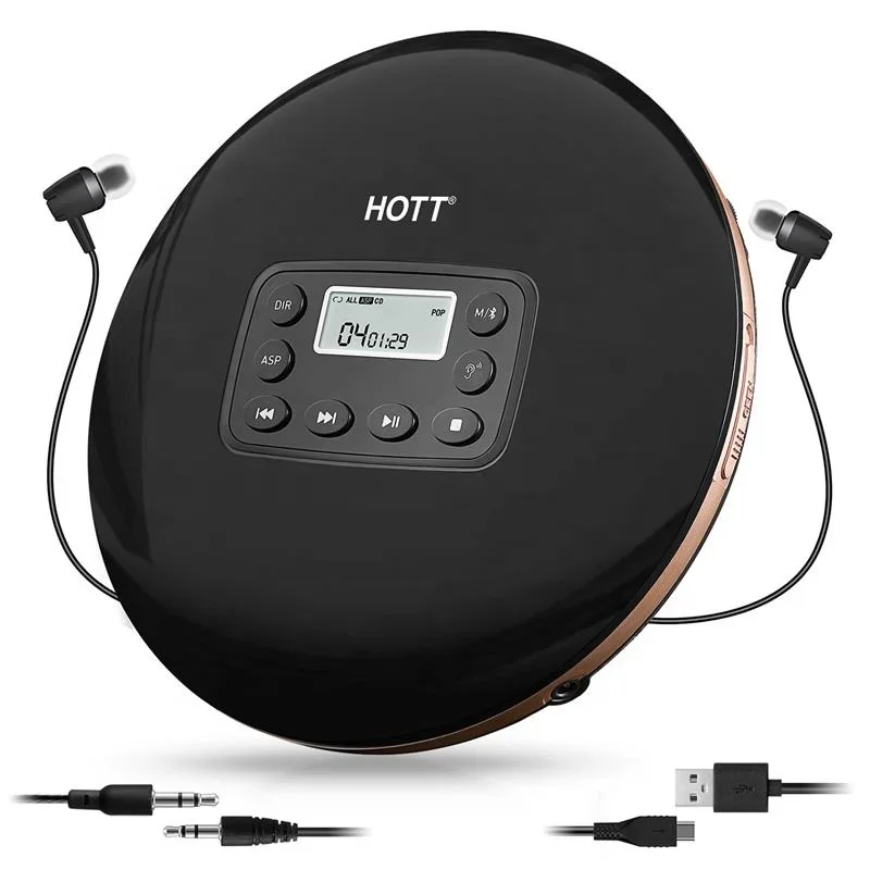 YYHC-Rechargeable Portable CD Player with BT