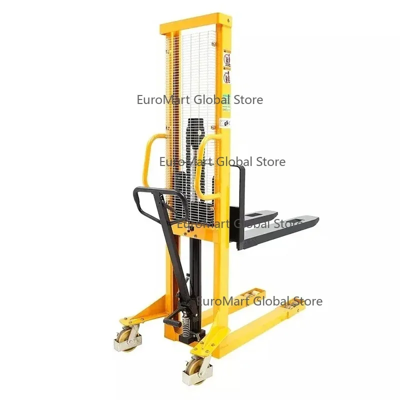 Hydraulic Manual Lifting Pallet Stacker Forklift 1Ton 2Ton 3Ton Montacargas Hidraulicas  Apilador Manual Factory Direct