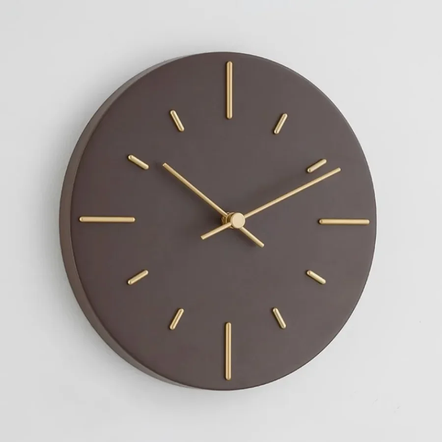 Gift Decoration Wall Clock Home Elegant Hands Unique Pieces Wall Clock Living Room Art Gold Fashion Nordic Chambre Wall Decor