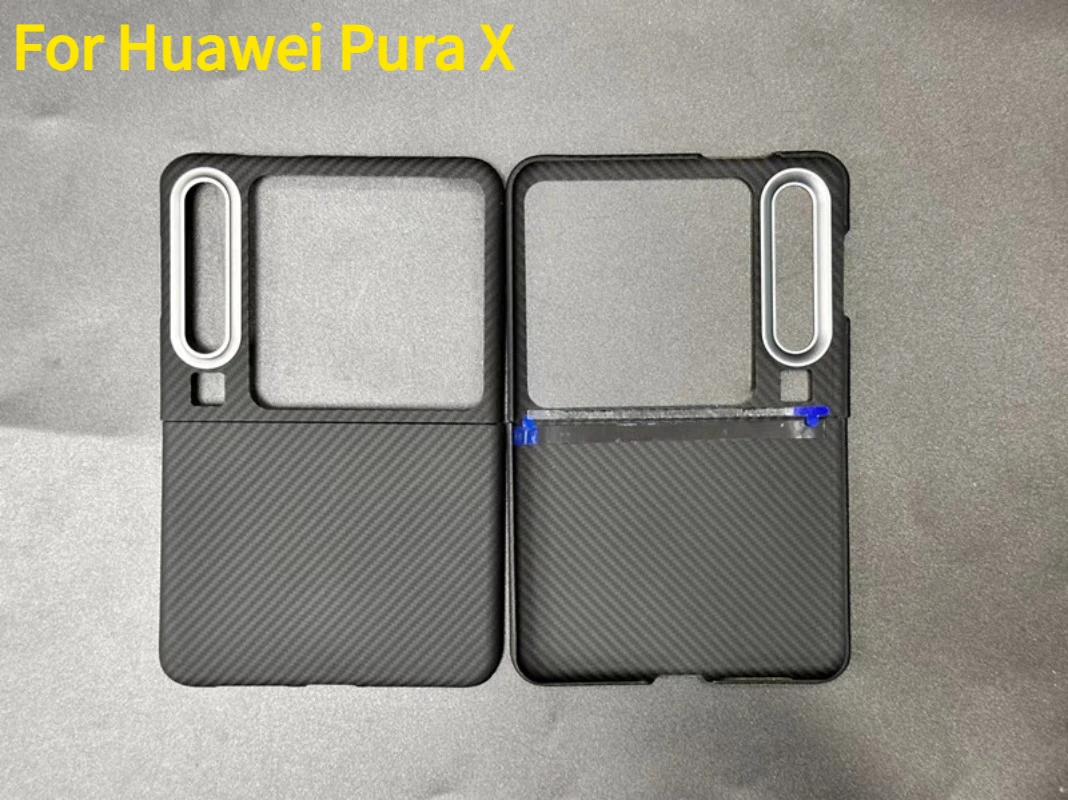 

Чехол из углеродного волокна для Huawei Pura X, складной чехол для телефона, ультратонкий чехол из арамидного волокна с защитой от падения, аксессуары,