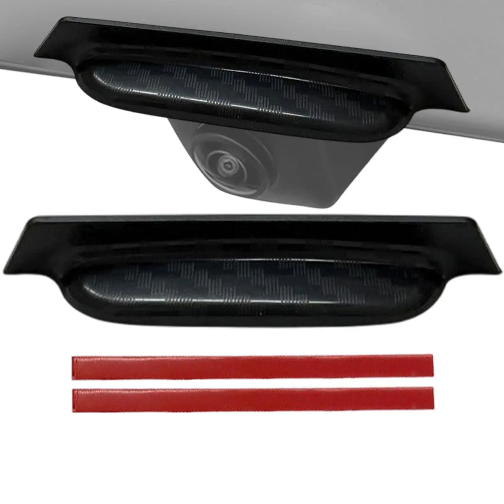

Car Reversing Camera Anti-Rain Cover Car Reverse Camera Rain Shade Cover 2 Pieces Protective Automotive Exterior Accessories