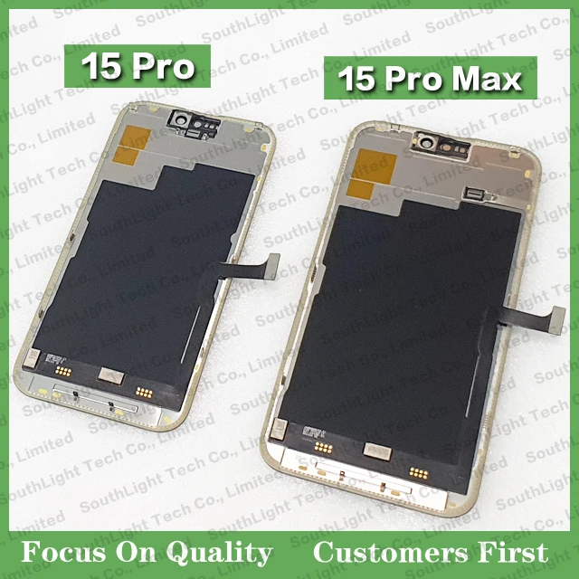 For Iphone 15 Pro Plus Max LCD Screen Not Working Display Original With Touch Digitizer Full Assembly Frame Replacement Part