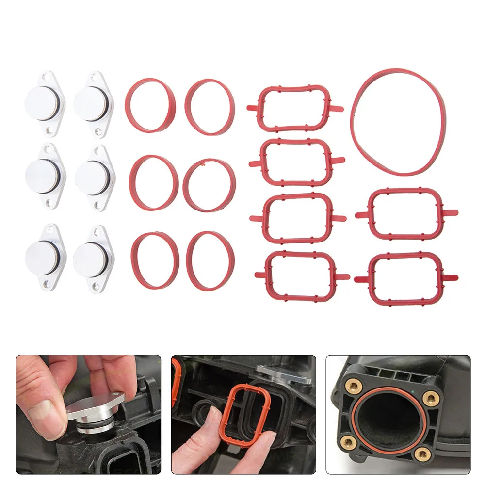 6*22mm / 6*33mm Swirl Blanks Flaps Repair Delete Kit for BMW E87 E46 E90/91/92 E39 E60/61 E38 E65 E83 E53 E70 M47 M57