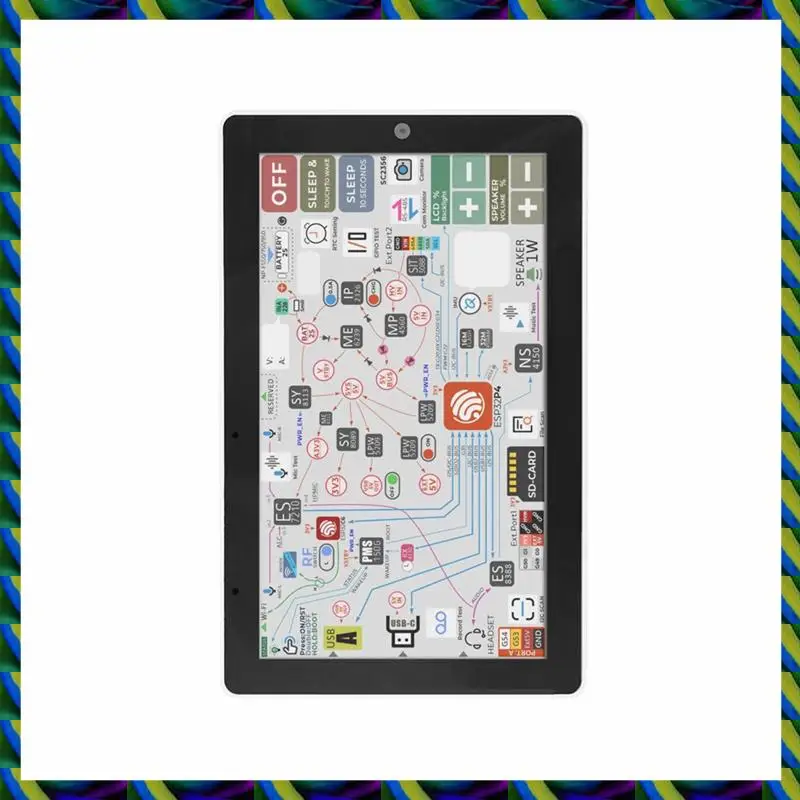 يوميا لوحدة تحكم M5stack Tab5 Iot وحدة تحكم Iot ESP32-P4 + ESP32-C6 Iot