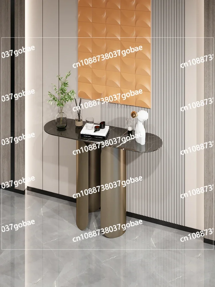 YY Light Luxury Console Modern Minimalist Home Side View Corridor Side Cabinet