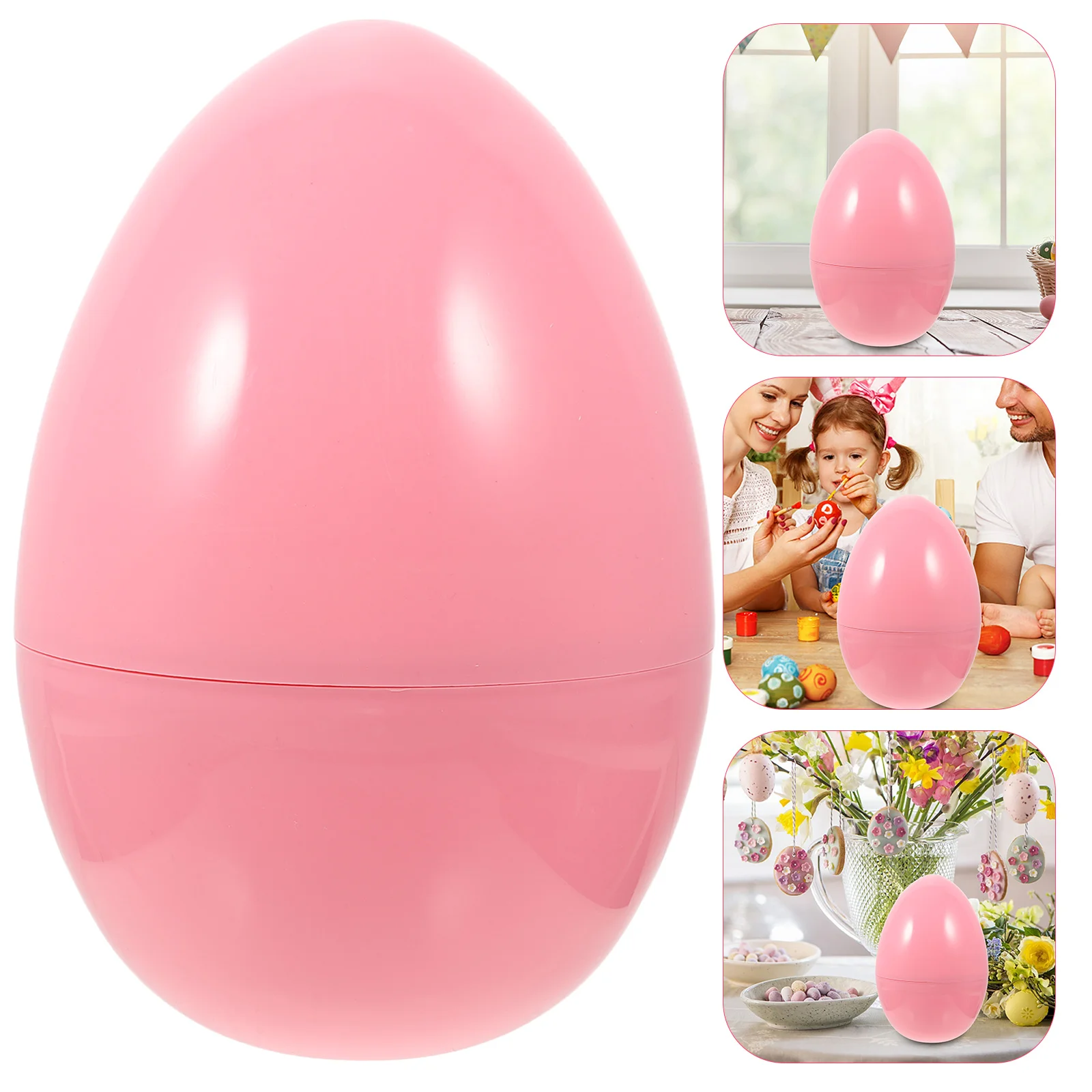 Jumbo Easter Egg Fillable Plastic Easter Egg Giant Easter Egg Egg Shaped Container Easter Basket Stuffers Easter Hunt