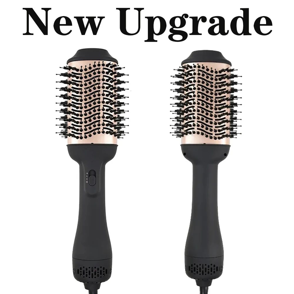 New Upgrade One Step Hot Air Brushes Hair Dryer Comb Professional Matte Handle Curling Straight Electric Blowdryer High Quality