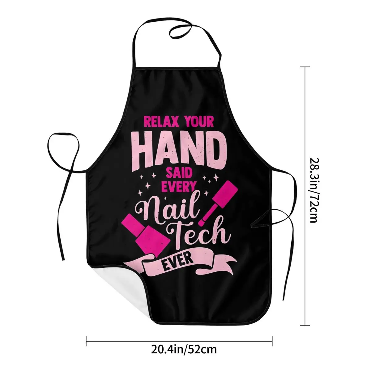 Custom Nail Manicurist Quote Aprons Women Men Nail Polish Adult Unisex Kitchen Chef Bib Tablier Cuisine Cooking Baking Painting