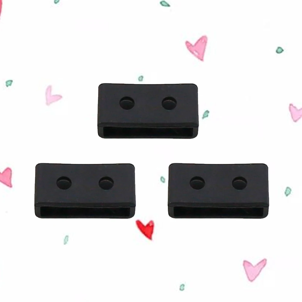 

3 Pcs Silicone Bezel Bracelet Watch Loop Ring Wristband Strap Lopp Strao