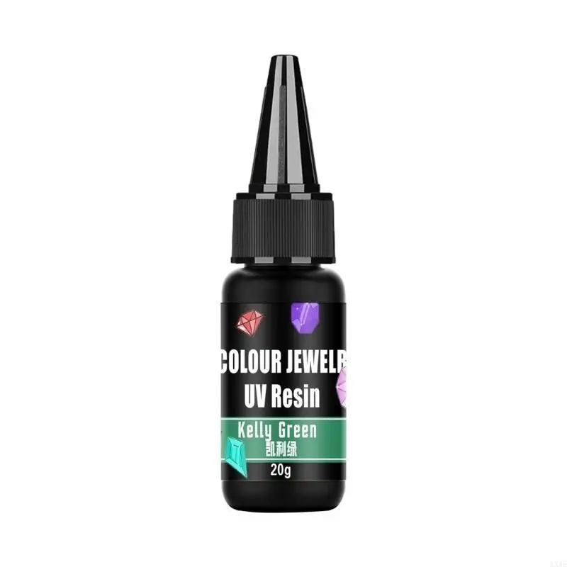 20ml UV Versatile Jewelry Coloring Colored Diamond Dust Glitter Epoxy Resin Practical UV Resistant Adhesive