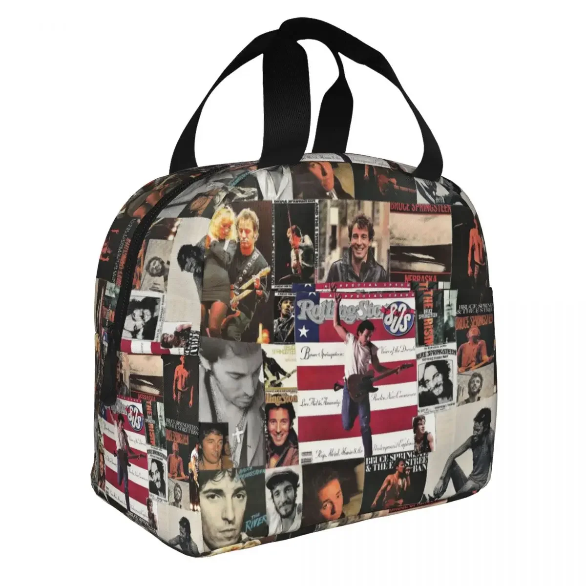 Bruce The E Street Band Springsteen Thunder Road Insulated Lunch Bags Large Lunch Container Cooler Bag Tote Lunch Box School