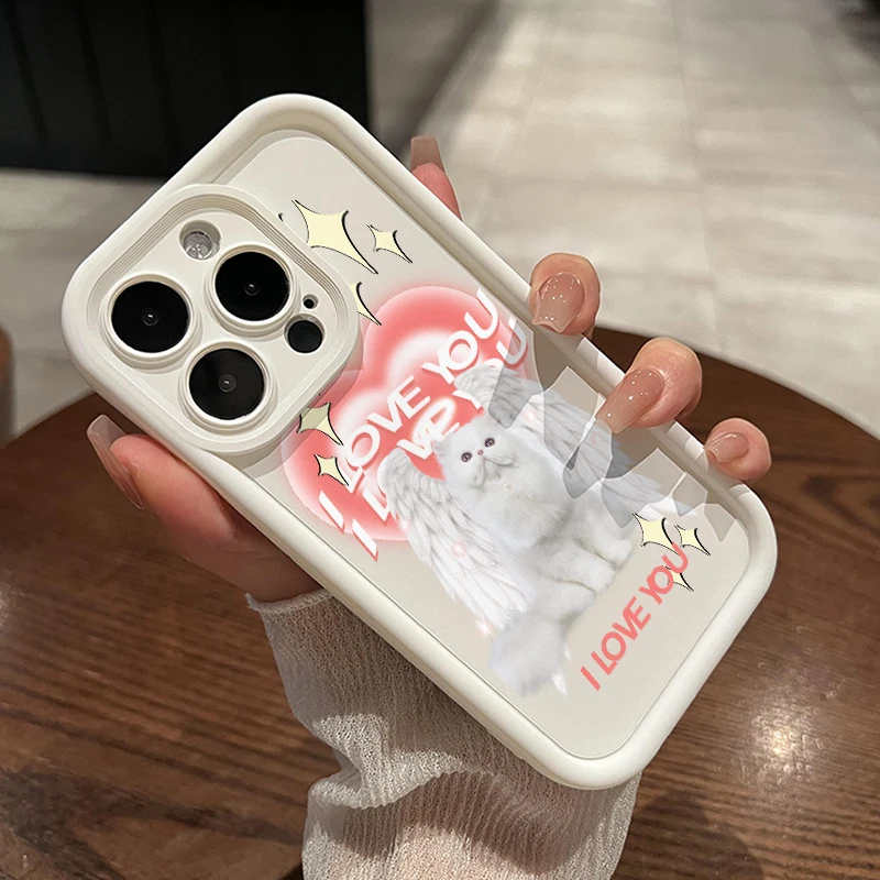 Fall Prevention Cute DIY For iPhone 15 14 Plus 15 14 13 12 11 Pro Max Mini X Xs Max 7 8 Plus Case Soft TPU Cover WK80