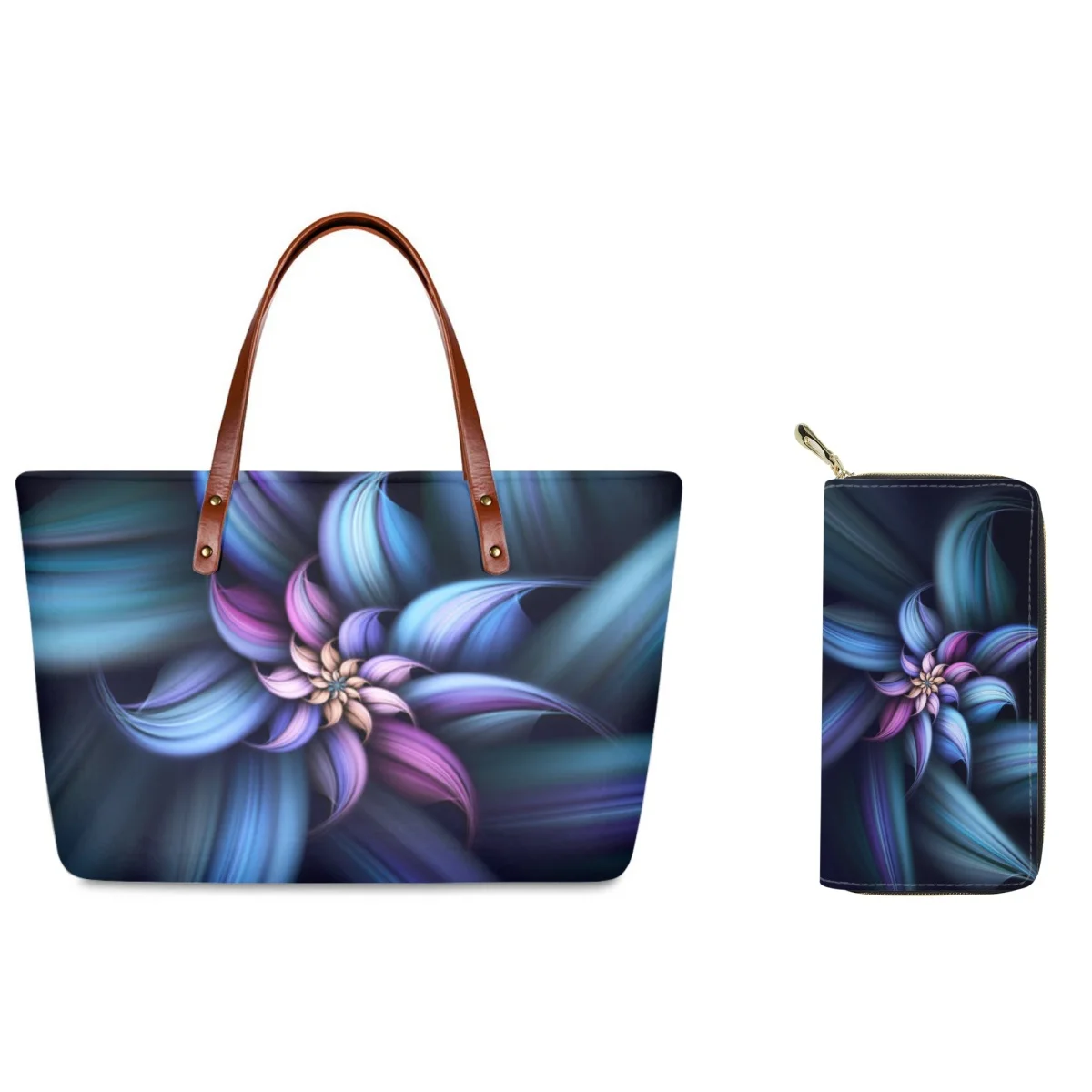 

FORUDESIGNS Multi-color Flowers Combination Bags Wallet Ladies Handbag Pretty Popular Totes Bags EyeryParty Hot Saling