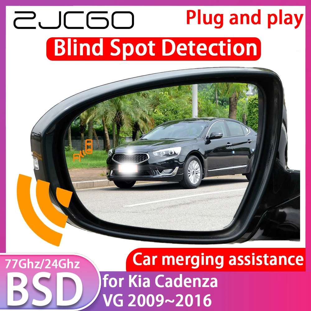 

ZJCGO for Kia Cadenza VG 2009~2016 Blind Spot Detection Car BSD BSA BSM System Driving Warning Radar Alert Mirror