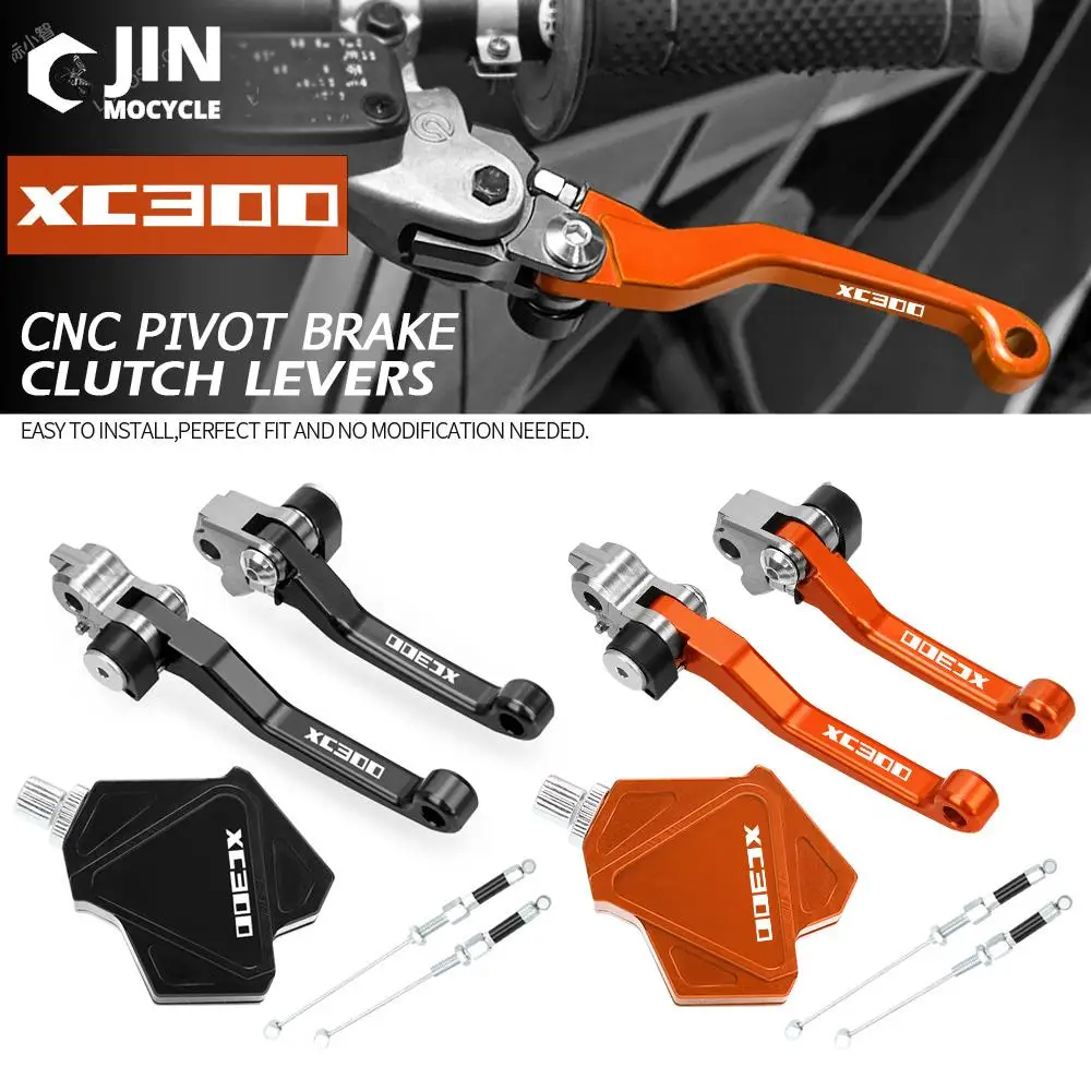 

Dirt Bike CNC Brake Clutch Levers Stunt Clutch Pull Cable Lever Replacement Easy System For GASGAS XC300 XC 300 2017 2018 Parts