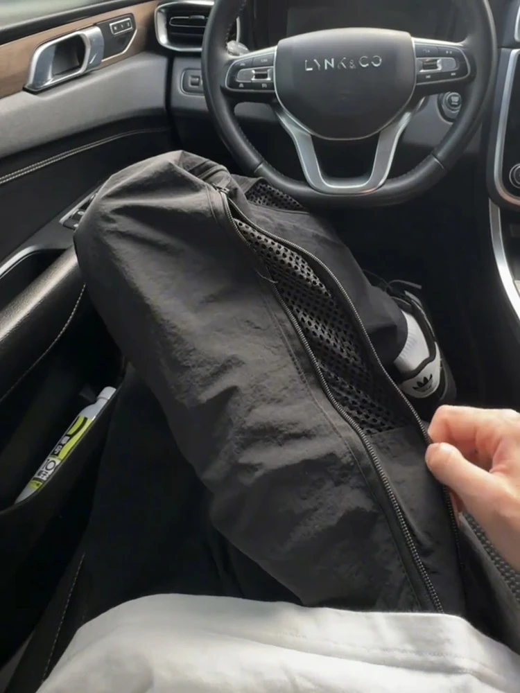 

Bla Me Breathable Ice Silk Men's Summer Side Zip American Workwear Qui Dry Straight Casual Pants Faionable Youth Sle