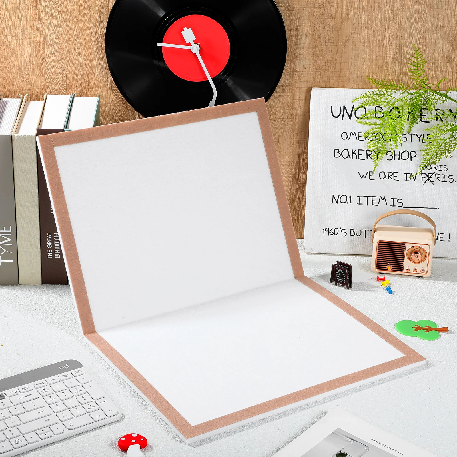 

Portable Nonslip Puzzle Mat 60x40cm Foldable Blank Frame Jigsaw Holder Easy Storage Board Puzzle Board Wood Photo Mat