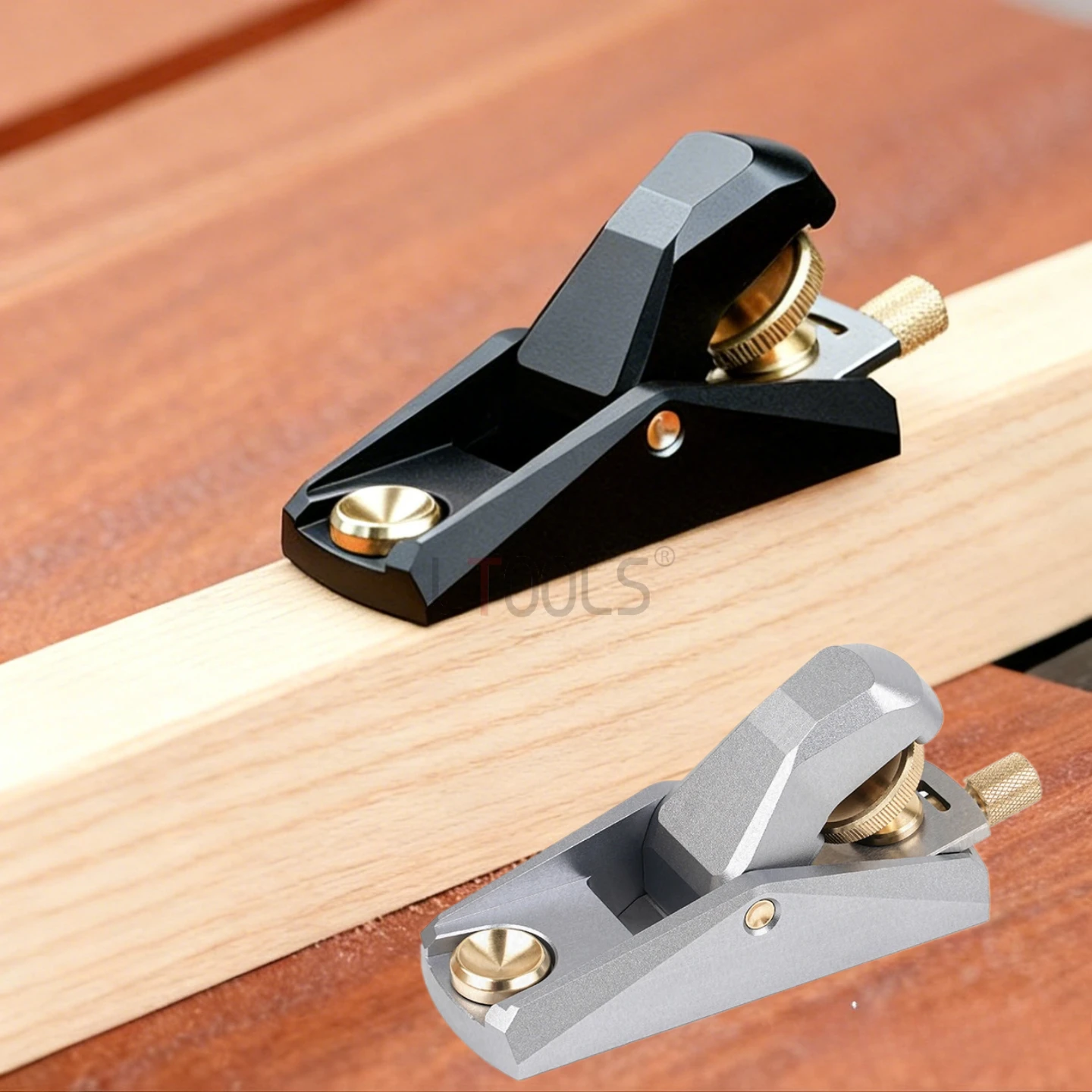 Mini European Aluminum Planer Durable Multi Specification Low Angle Flat Bottom Planing Convenient Microadjustable Trimming Tool