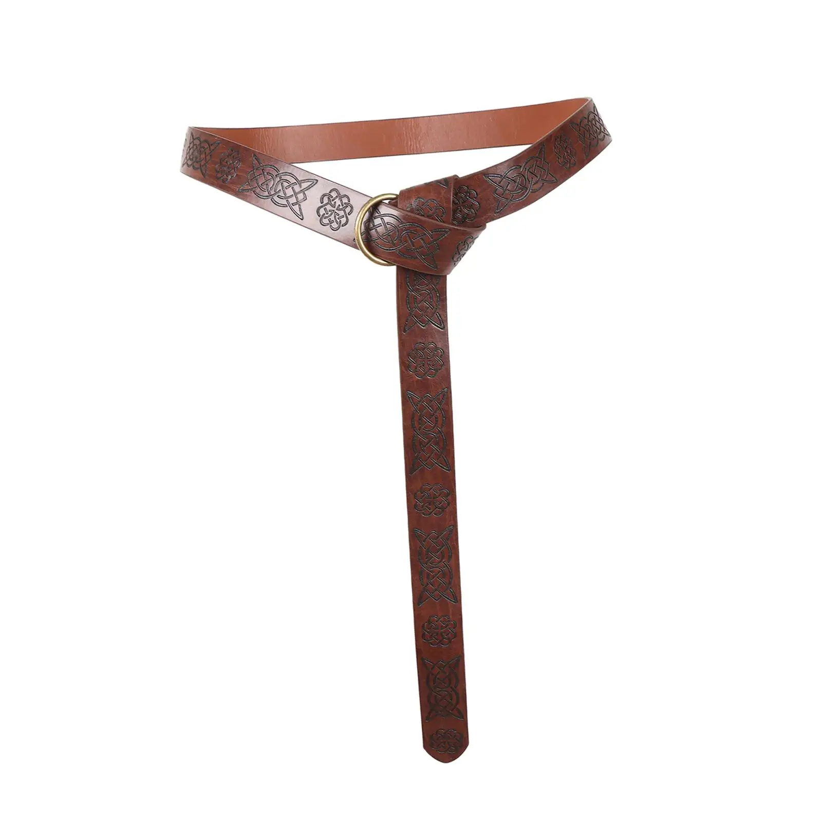 중세 의상 파티 소품 빈티지 기사 액세서리 성인 및 어린이용 PU 가죽 벨트 카니발 가면 무도회용