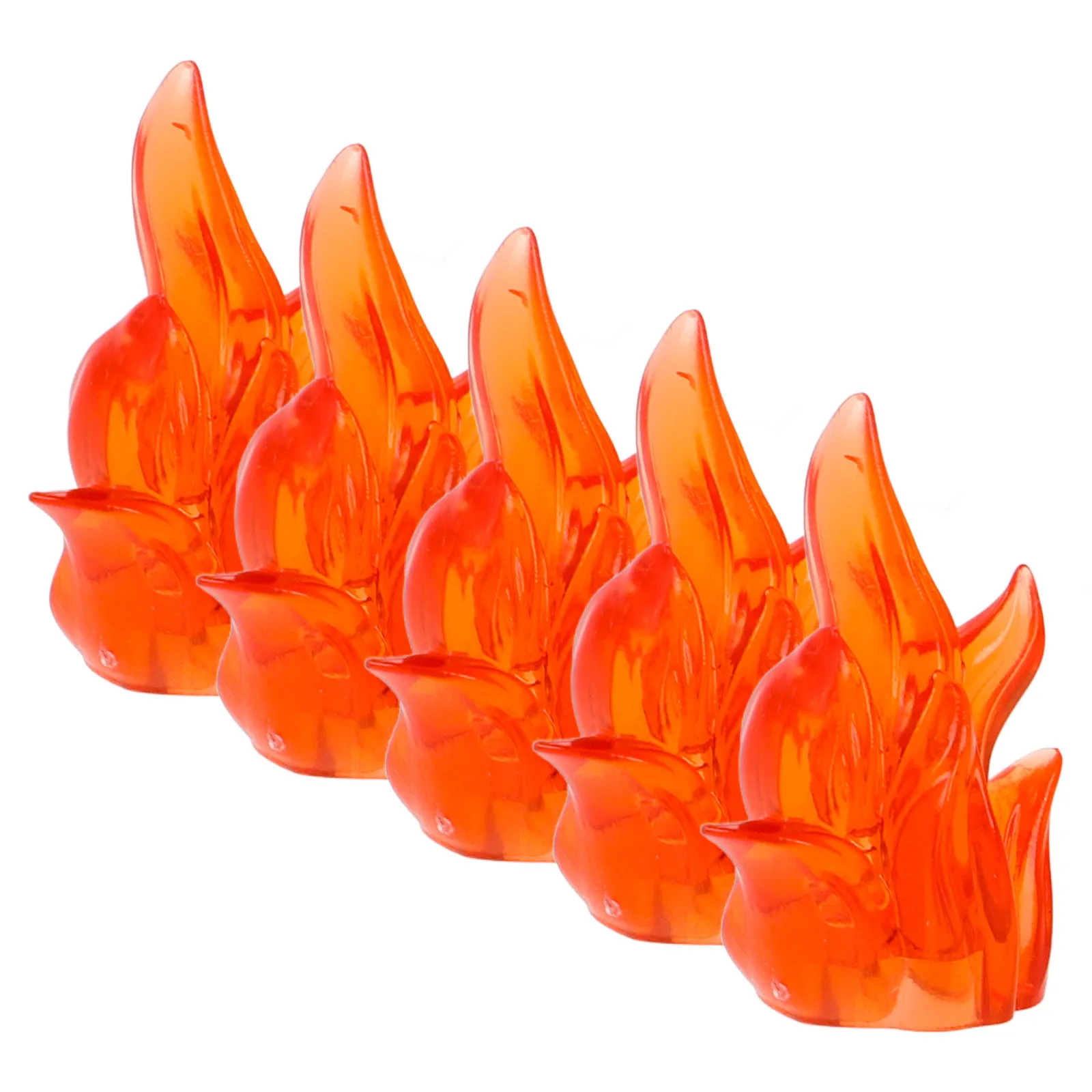 

5Pcs Mini Flame Ice Effect Accessories for Action Figures Imaginative Scene Building Educational Hands on Skills Development