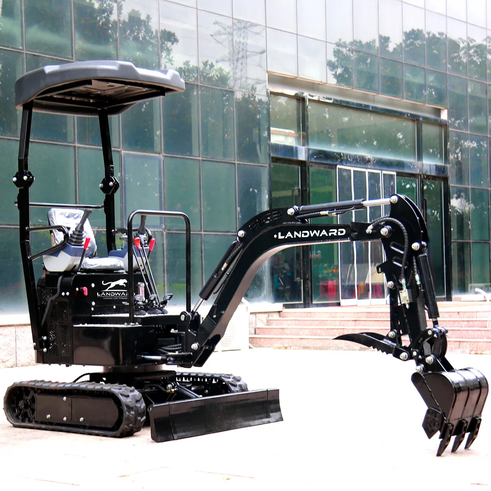 

Euro 5 Farm 1 Ton Mini Excavator Hydraulic Tracked Excavator Home Use Small Excavator Diesel Engine Digger Trencher 2 Ton Custom