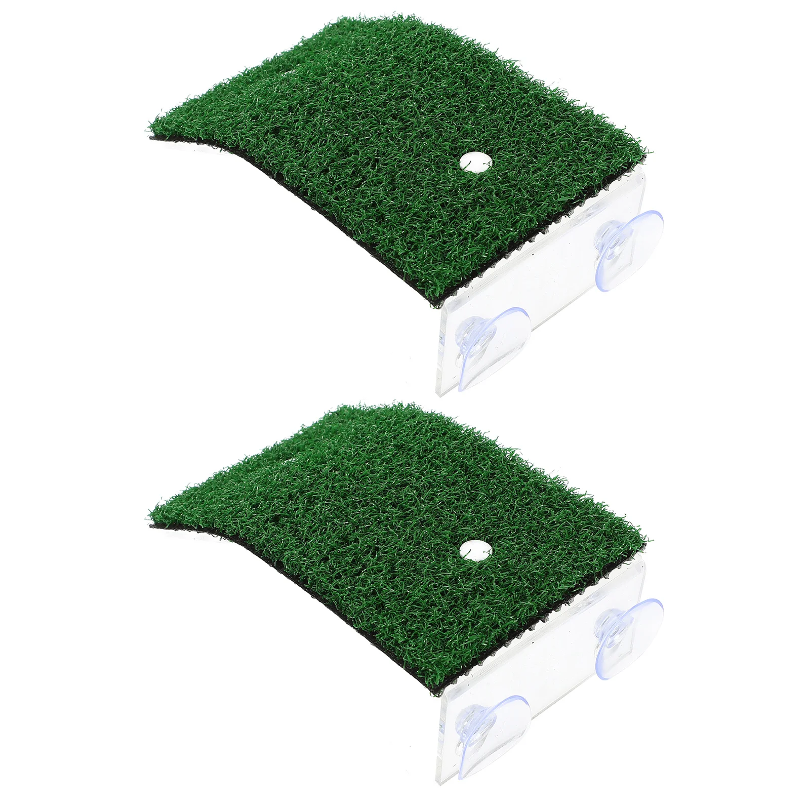 

2Pcs Turtle Platforms Wear-Resistant Acrylic Basking Docks for Aquarium Fish Tank Reptile Sunbathing and Climbing Accessory