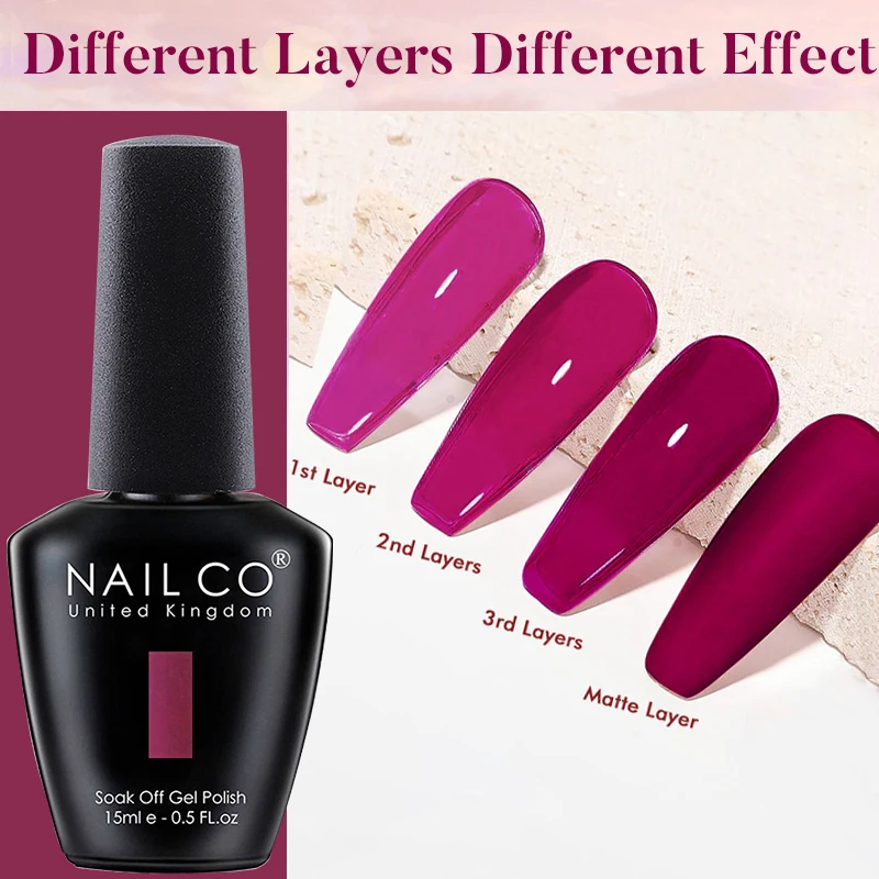 NAILCO 15 مللي بولي يوريثان الحرة هيما الحرة هلام طلاء الأظافر فيرنيس شبه دائم الأشعة فوق البنفسجية ورنيش رسومات أظافر مانيكير جل بوليش قاعدة علوية لوازم #3