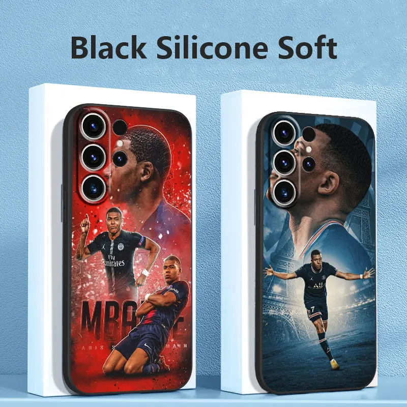 Phone Case for Samsung Note 20 10 9 Cover Galaxy S23 S22 Ultra S20 S21 FE S10 S9 S8 Plus Silicone Funda SuperStar Kylian Mbappé