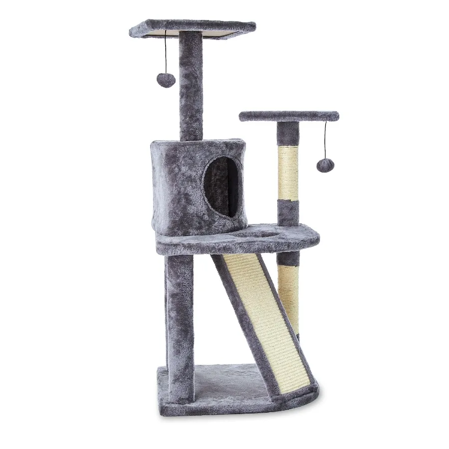 

5-Level Multi-Functional Cat Tree Condo Gray 44.5 in