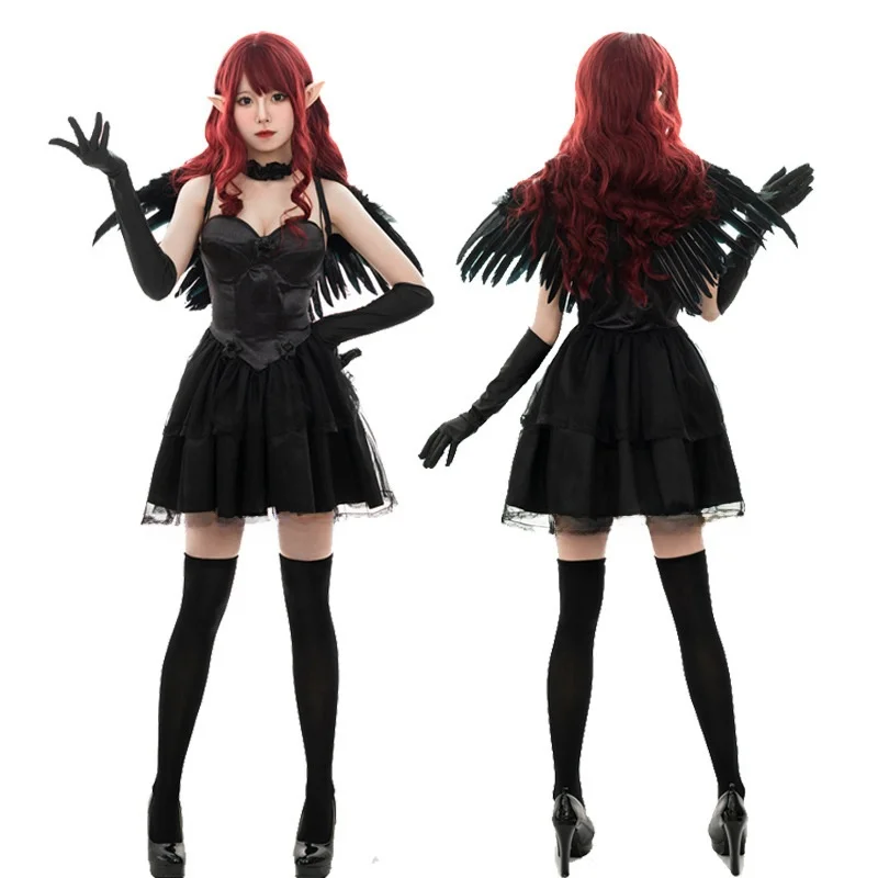 بلا آند وايت الملاك الشيطان دور تأثيري حلي الاسمية أداء الزي لوهوين موضوع المرحلة زي المرأة Faion #5